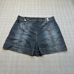 Vintage BCBG Maxazria‎ Jean Mini Skirt 28 Blue Denim Y2K